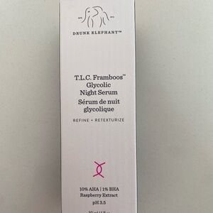 Drunk Elephant T.L.C. Framboos Glycolic Night Serum
